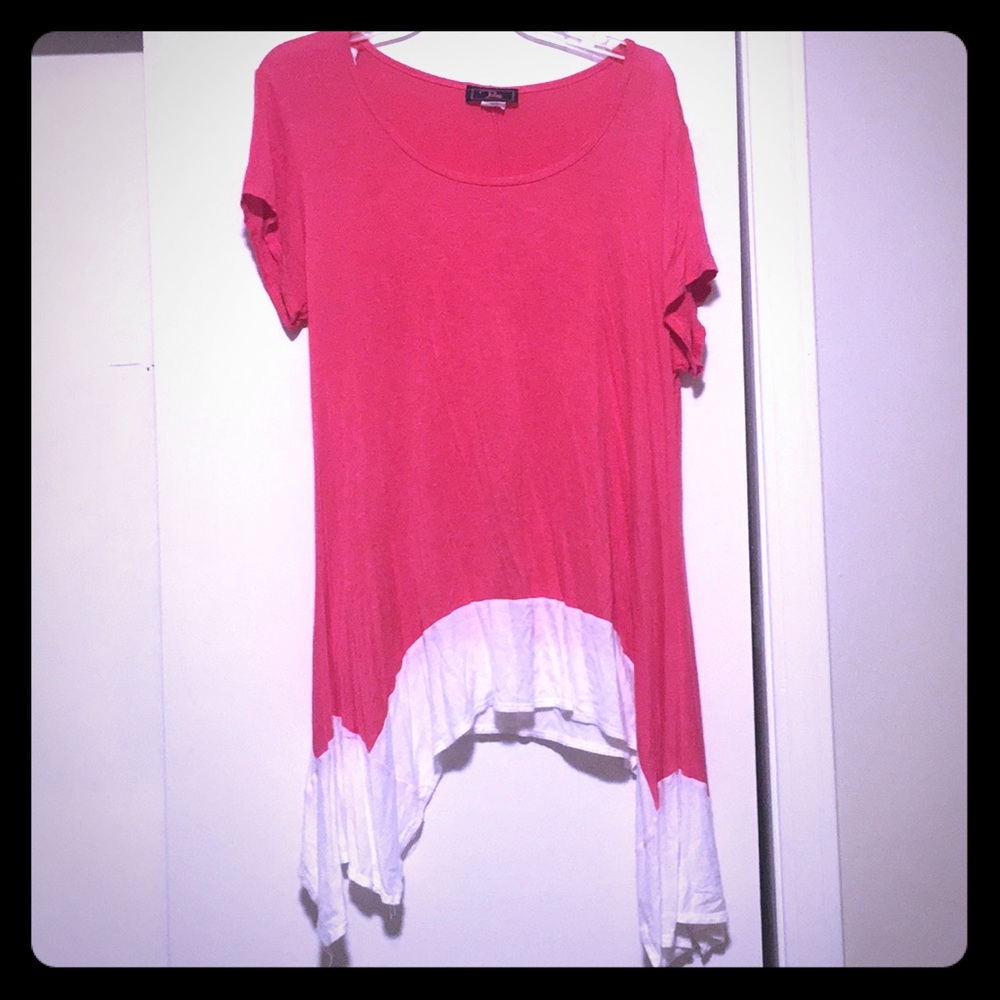 1x pink and white shirt by Pine, super cute!